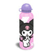 Vue latérale de la gourde Hello Kitty Kuromi montrant les personnages animés