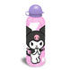 Vue latérale de la gourde Hello Kitty Kuromi montrant les personnages animés
