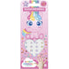 Exemple d'application des stickers Sweet Dreams sur ongles, montrant des motifs ludiques et colorés