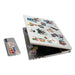Présentation du packaging du set de stickers One Piece avec logo KIDS LICENSING visible