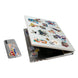 Présentation du packaging du set de stickers One Piece avec logo KIDS LICENSING visible