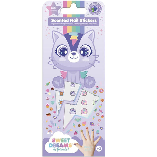 Image détaillée des stickers Sweet Dreams pour ongles avec designs enfantins et attrayants