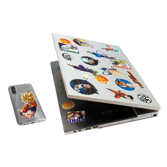 Emballage officiel KIDS LICENSING du set de stickers amovibles Dragon Ball Super avec dimensions 30x22cm