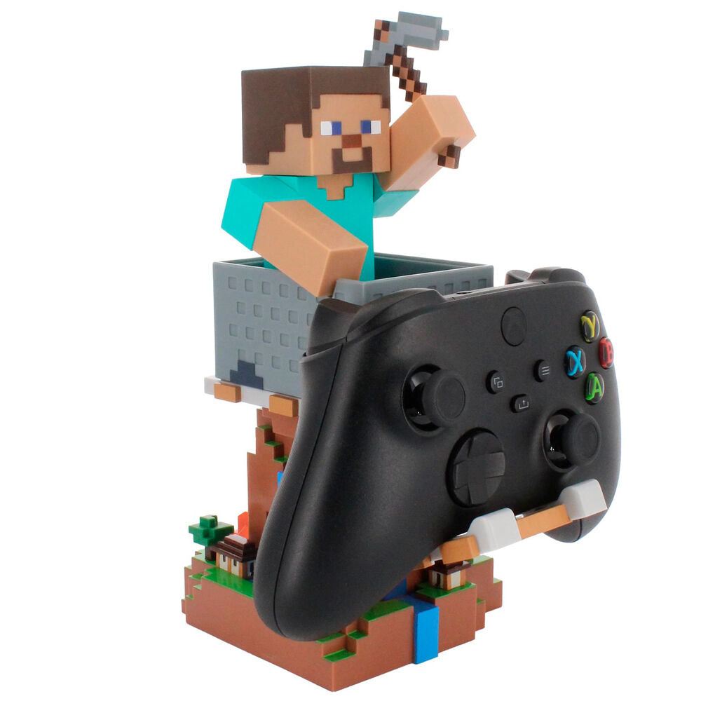 Image montrant la compatibilité du support avec une manette Xbox Series S/X.
