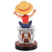 Image rapprochée du poster Wanted Luffy imprimé sur le support chargeur clamp