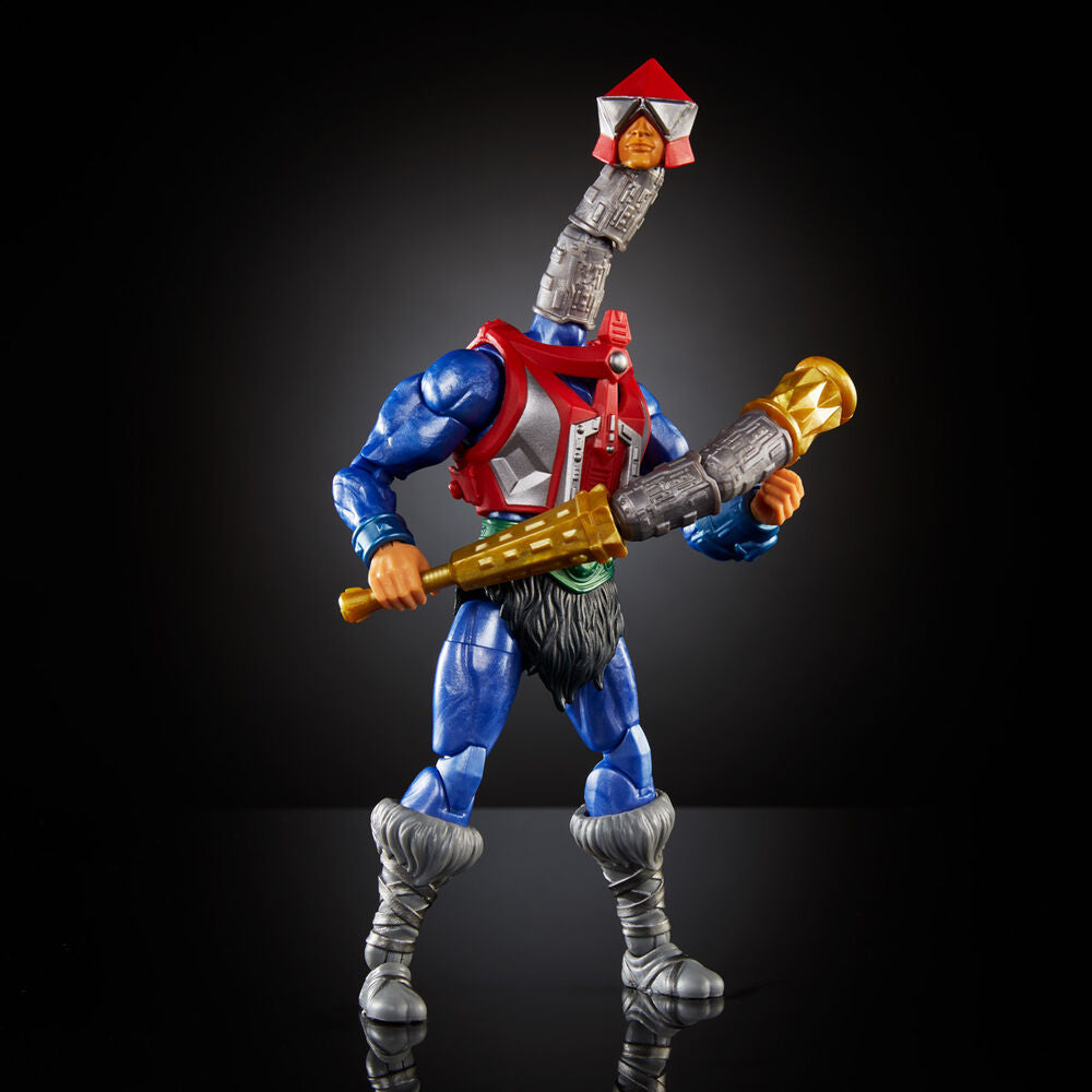 Figurine Mekaneck avec sa massue signature et armure de poitrine interchangeable