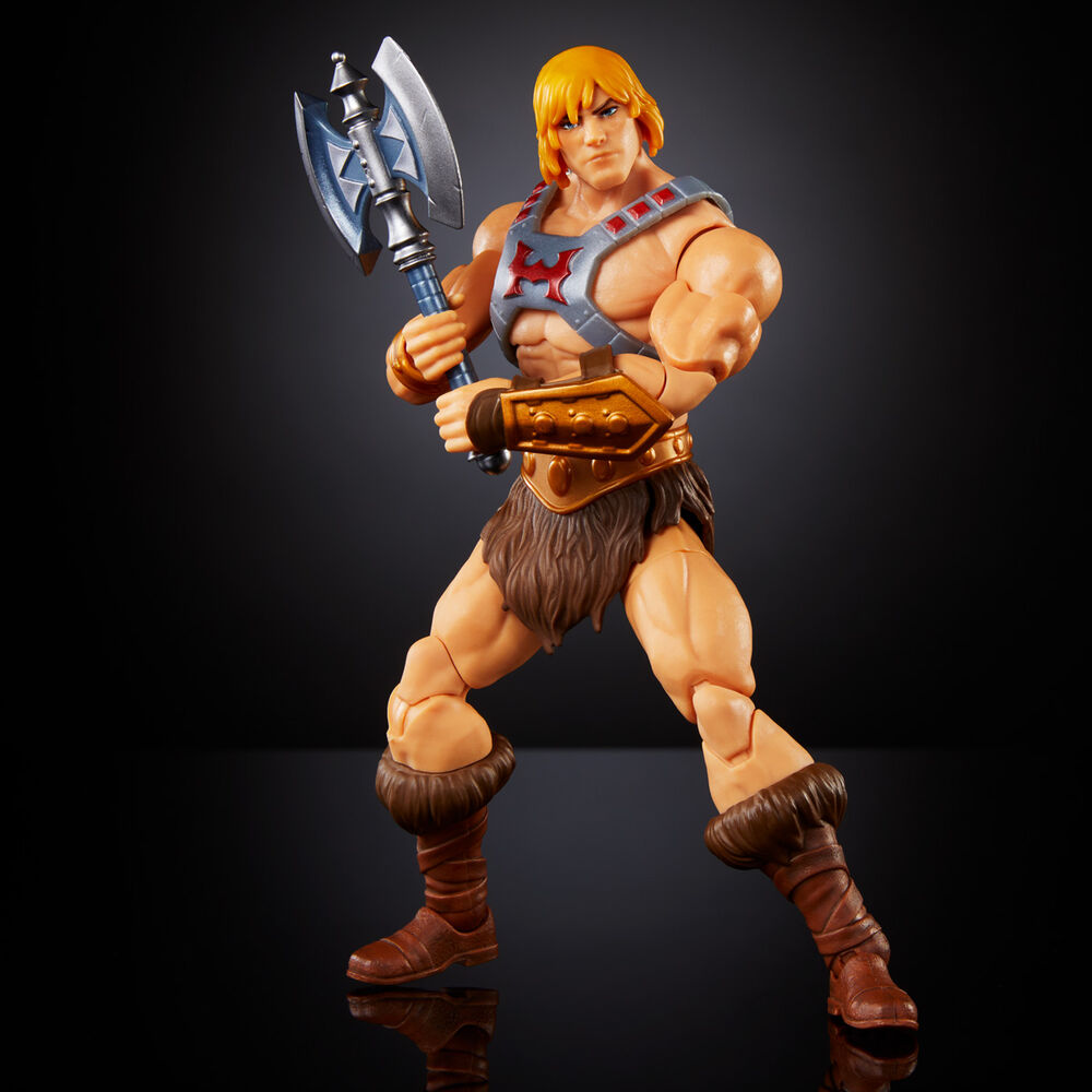 Hache de bataille détachable de la figurine He-Man 17cm de MATTEL