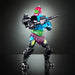 Vue rapprochée du bras robotique avec ses quatre accessoires interchangeables sur la figurine Trap Jaw