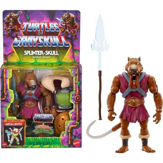 Figurine Splinter-Skull en pose dynamique illustrant sa flexibilité et son design unique