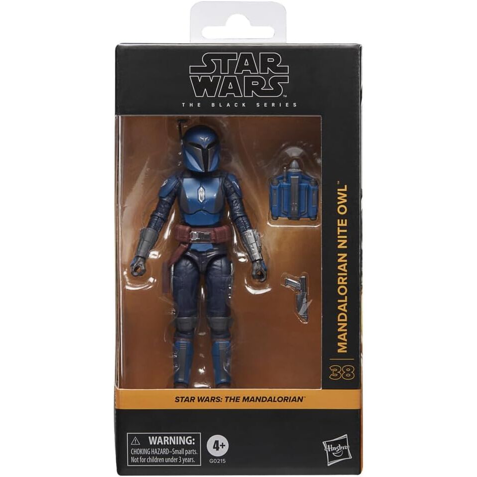 Figurine Nite Owl posée avec accessoires, idéale pour collectionneurs Star Wars