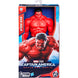 Détail du visage expressif de la figurine Red Hulk 30 cm Titan Hero Brave New World