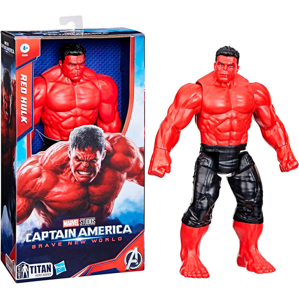 Figurine articulée Red Hulk de 30 cm de la collection Marvel Avengers par HASBRO, vue de face