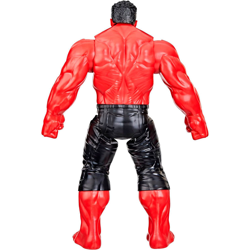 Packaging officiel HASBRO de la figurine Marvel Avengers Red Hulk 30 cm avec logo et illustrations