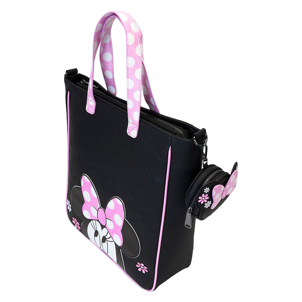 Porte-monnaie détachable assorti en cuir vegan avec fermeture zippée du sac Loungefly