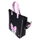 Porte-monnaie détachable assorti en cuir vegan avec fermeture zippée du sac Loungefly