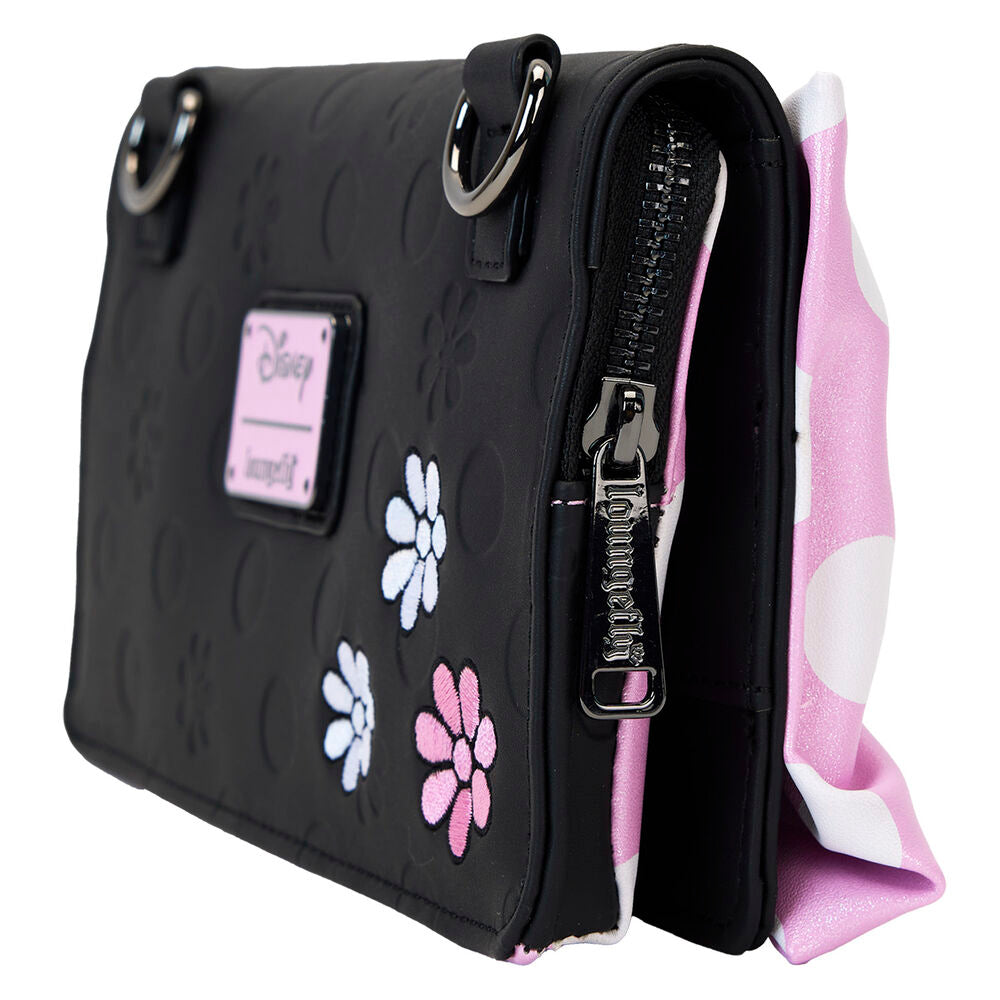 Poche zippée intérieure du sac avec doublure assortie et logo Loungefly visible