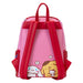 Illustrations embossées et brodées des personnages Hello Kitty et ses amis sur le côté du sac