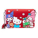 Intérieur du sac Hello Kitty and Friends avec doublure assortie et espace de rangement