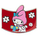 Collection de plusieurs pins émaillés Hello Kitty and Friends alignés, montrant la diversité des modèles