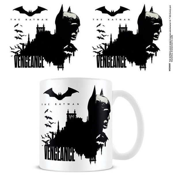 Mug en céramique DC Comics Batman Gotham de 315ml avec design original PYRAMID, parfait pour les fans de super-héros.