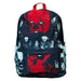 Sac à dos Loungefly IT Pennywise I Heart en nylon, vue de face avec design original et poche zippée