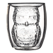 Gobelet 3D double paroi Harry Potter Hedwig vue de face avec détails de la tête de chouette.