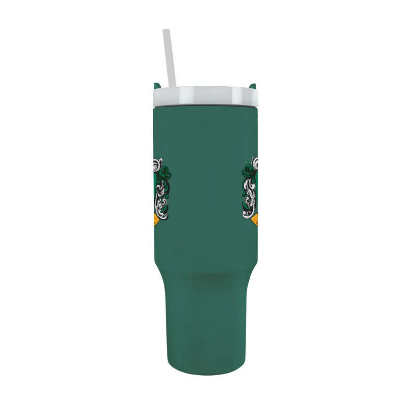 Poignée ergonomique du thermos Harry Potter Slytherin facilitant le transport au quotidien