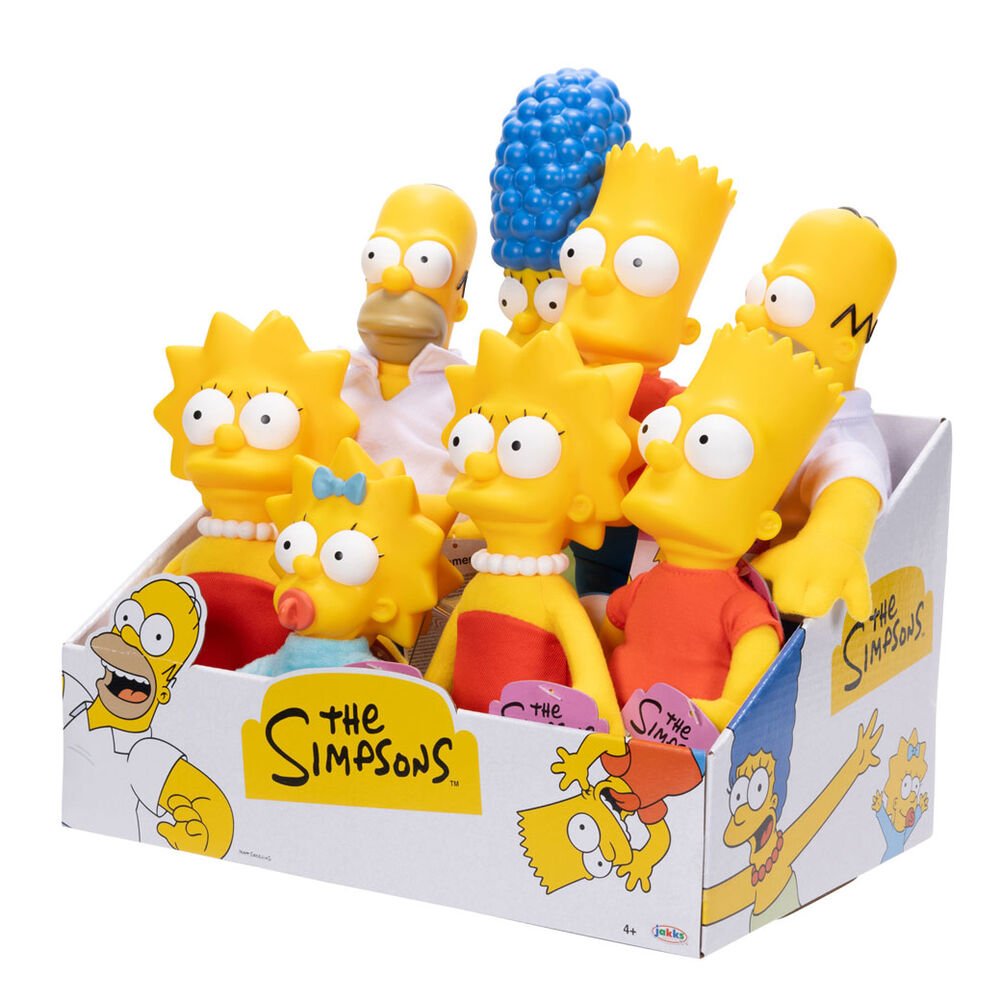 Peluches Simpsons JAKKS PACIFIC - peluche Marge Simpson avec sa coiffure bleue iconique