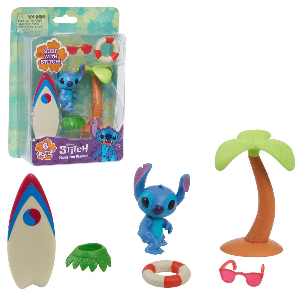 Packaging blister de la figurine Stitch Disney assortie, prêt à offrir ou à collectionner
