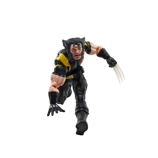 Accessoires inclus avec la figurine Wolverine Marvel X-Men présentés sur fond blanc