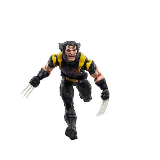 Photo de la figurine Wolverine de dos montrant les détails du costume