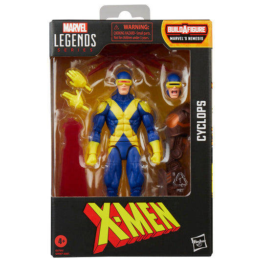 Vue avant de la figurine Cyclops Marvel X-Men articulée de 15cm par HASBRO