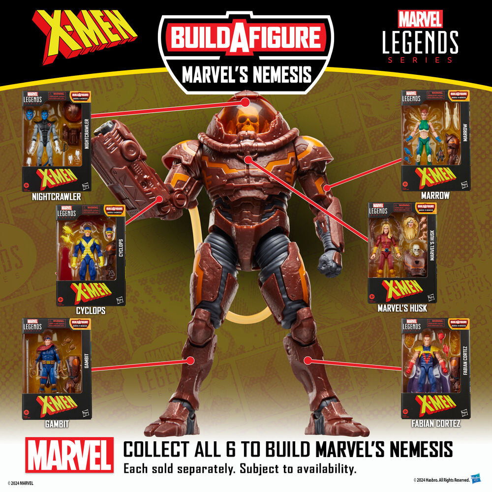Emballage officiel HASBRO de la figurine Marvel X-Men Cyclops 15cm