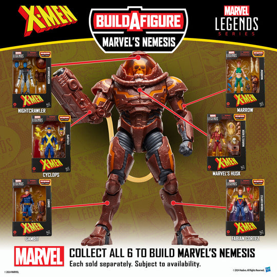 Emballage officiel HASBRO de la figurine Marvel X-Men Cyclops 15cm