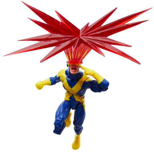 Figurine Cyclops posée sur un socle pour exposition