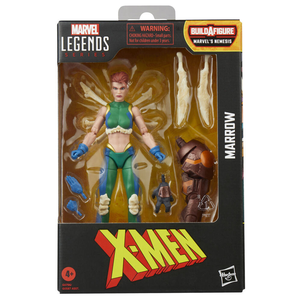 Figurine Marvel X-Men Marrow de 15cm en position dynamique avec accessoires HASBRO