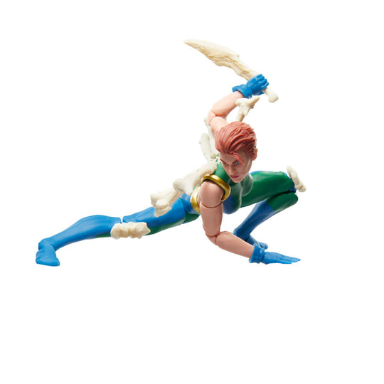 Figurine Marvel X-Men Marrow montrant ses articulations flexibles pour poses variées