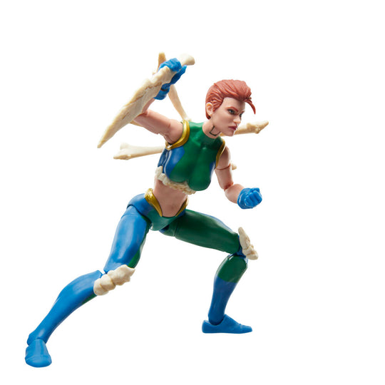 Accessoires inclus avec la figurine Marrow Marvel X-Men présentés à côté