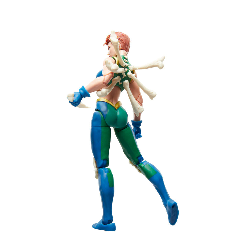 Détail des textures et couleurs fidèles sur la figurine Marvel X-Men Marrow