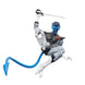 Zoom sur les mains articulées de la figurine Nightcrawler Marvel