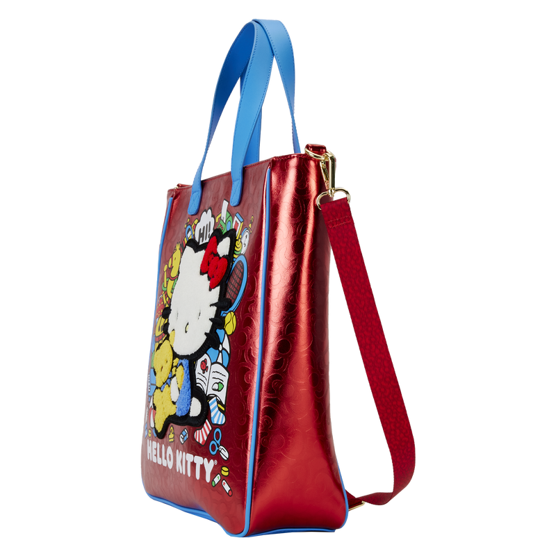 Détail de la sangle en nylon ajustable et amovible du sac Hello Kitty 50e anniversaire