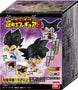 Vue arrière de la figurine Dragon Ball Super Warrior surprise 5cm montrant les détails du dos