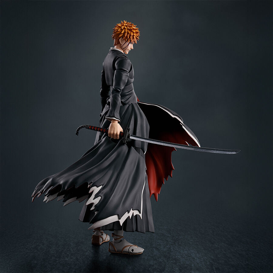 Mains interchangeables de la figurine Ichigo Kurosaki avec effet spécial Getsuga Tensho visible
