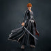 Figurine articulée Ichigo Kurosaki Getsugatensho de Bleach, vue de face avec épée Tenchain Zangetsu