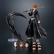 Détail des trois expressions faciales interchangeables de la figurine Ichigo Kurosaki S.H. Figuarts
