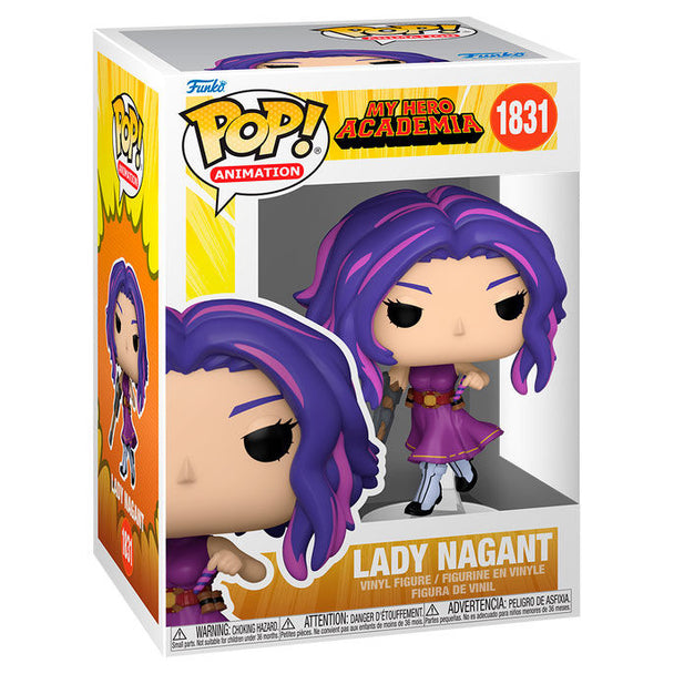 Figurine Funko POP Lady Nagant de My Hero Academia en vinyle de 9 cm dans sa boîte cadeau
