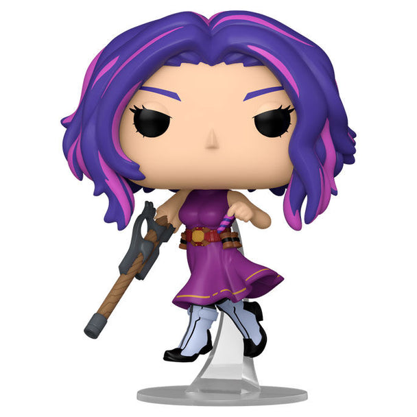 Vue rapprochée de la figurine Lady Nagant Funko POP avec détails précis et couleurs vives