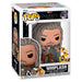 Zoom sur la figurine Funko POP Whiplash Marvel Infinity Saga avec détails précis et couleurs vives sur fond blanc.