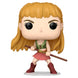 Figurine Funko POP de Gabrielle de Xena Warrior Princess en vinyle, présentée dans sa boîte cadeau officielle.