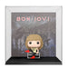 Vue latérale de la figurine Funko POP Bon Jovi Slippery When Wet montrant sa taille compacte et son design soigné